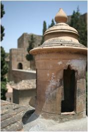 from atop the castillo de gibralfaro